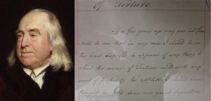 Jeremy Bentham Unpublished manuscript on torture Archives at University College London